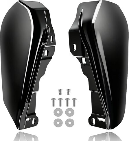 Mid Frame Air Deflector Heat Shields for Harley Harley Touring CVO Street/Road Glide 2023-2026, for 2024-2026 FLHX FLTRX FLTRXSTSE for 2025 Later FLHXU Black in Saudi Arabia