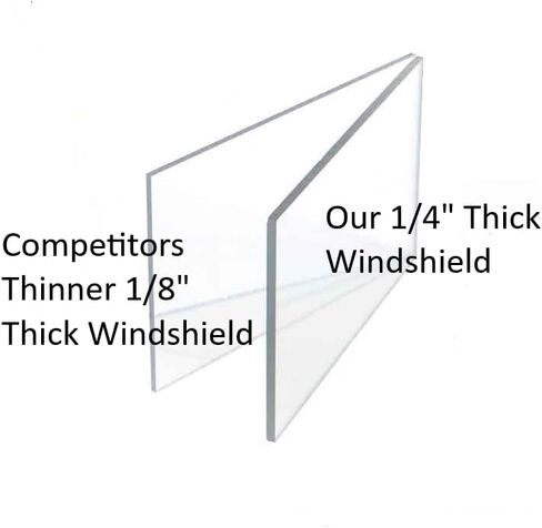 02-08 Polaris Ranger 800,700 Clear Folding Windshield..1/4 Thick Polycarbonate! in Saudi Arabia