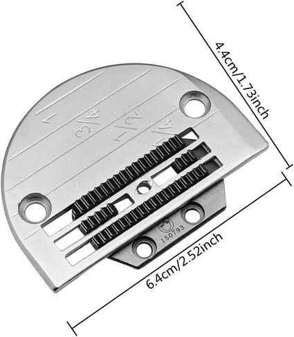 Fbshicung1Set لوحة قياس إبرة واحدة وإطعام الكلب مع مسامير #150792+150793+P127 متوافقة مع ماكينة الخياطة الصناعية Juki Brother Singer 31-15 in Kuwait