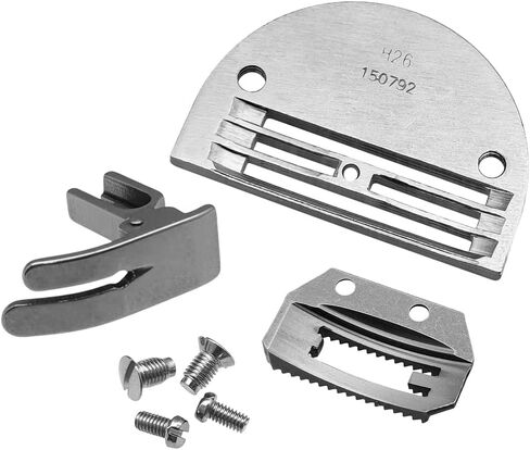Fbshicung1Set لوحة قياس إبرة واحدة وإطعام الكلب مع مسامير #150792+150793+P127 متوافقة مع ماكينة الخياطة الصناعية Juki Brother Singer 31-15 in Kuwait