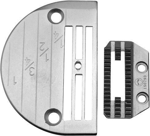 Fbshicung1Set لوحة قياس إبرة واحدة وإطعام الكلب مع مسامير #150792+150793+P127 متوافقة مع ماكينة الخياطة الصناعية Juki Brother Singer 31-15 in Kuwait
