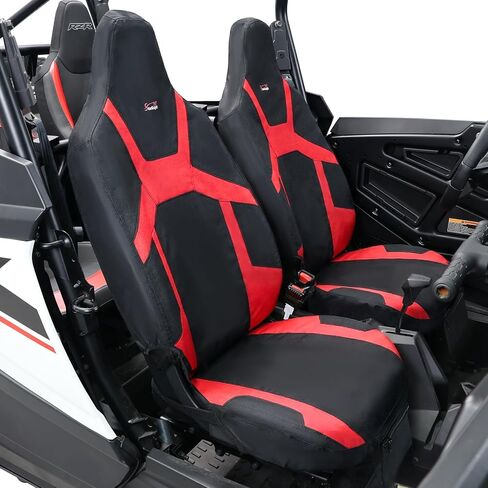 غطاء مقعد StarknightMT 2024+ RZR XP، مقاوم للماء، ومضاد للأشعة فوق البنفسجية، ومقاوم للتمزق متوافق مع Polaris XP 1000 2026 2025 2024 مع جيب أسود وأحمر مع جيب حماية 1680D in Kuwait