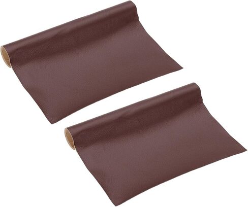 PATIKIL Leather Repair Patch, 2 Pcs 8 x 12 Inch Self-Adhesive Vinyl Patch Furniture Tape Repair Kit for Sofas Couches Stools Chairs Cabinets Bags, Dark Gray in Kuwait