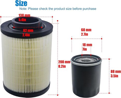RZR 800 Air Oil Filter Replacement for Polaris RZ R800 Ranger 800 XP 2009-2014 Replaces 1240482 2540086 with Spark Plug in Saudi Arabia