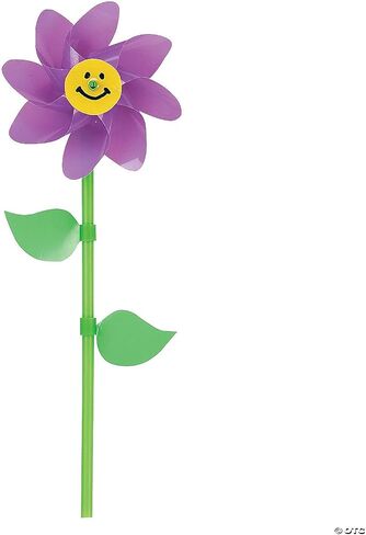 Smiling Flower Pinwheels (Set of 36) Bright Assorted Colors in Kuwait