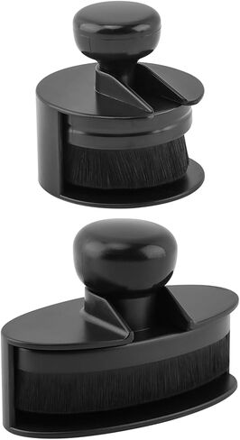 2 Pack Car Tire Shine Applicator, Vegan Tire Shine Applicator with Curved Brush Head Portable Car Tire Brush with Seal Cover Design for Vehicles Tire Shine Polish Wax and Car Wash in Saudi Arabia