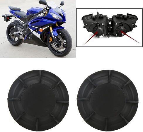 غطاء غبار المصباح الأمامي Acouto لـ YZF R1 2006-2008 CBR600F F4 1999-2000 سهل التركيب وختم متين in Kuwait