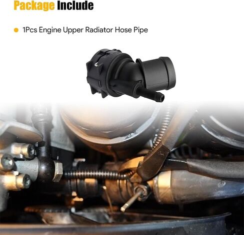 Upper Radiator Hose Pipe Fit for 2009-2018 VW Tiguan Limited 2.0L Volkswagen Engine Cooling-Upper Coupling Upper Radiator Coolant Hose Connector # 5N0122291 in Saudi Arabia