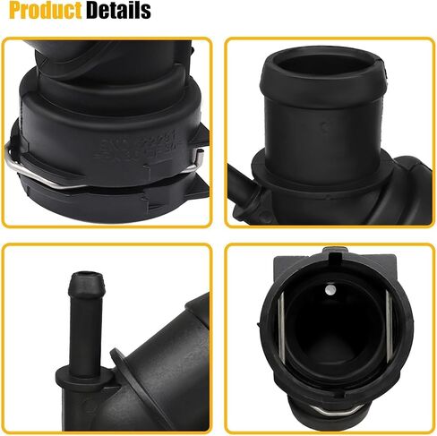Upper Radiator Hose Pipe Fit for 2009-2018 VW Tiguan Limited 2.0L Volkswagen Engine Cooling-Upper Coupling Upper Radiator Coolant Hose Connector # 5N0122291 in Saudi Arabia