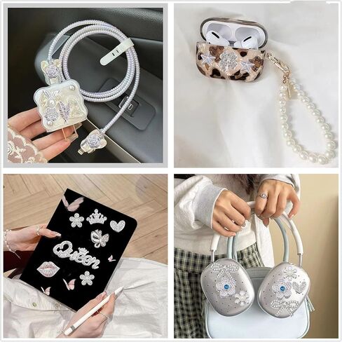 Junk Case Charms Kit,Big Junk Charms Bulk,Black Silver Y2K Big Charm for Phone Cases,Bling Flat Back Charm for Junk Socks,3D Astronaut Star Bow Planet Heart, Flatback Rhinestone Pearls for Decorating and Personalizing Customizing DIY Craft in Saudi Arabia