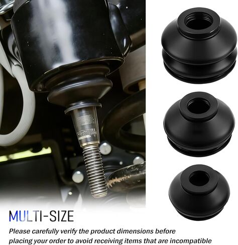 6PCS Car Ball Joint Boot Replacement,3 Sizes Car Tie Rod Boot Kit for Waterproof and Dustproof Protection,Rubber Cars Tie Rod End Boots for Steering Suspension Systems in Saudi Arabia