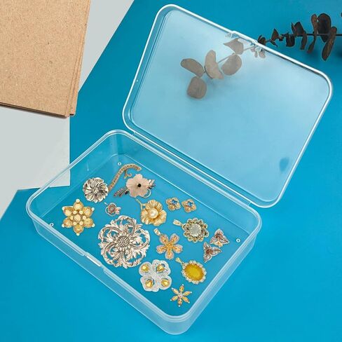 IOKUKI 8 Pcs Blank Playing Card Case, Clear Plastic Playing Game Card Storage Box Holder for Bank/Business/Game/PTCG Cards Not for Uno in Saudi Arabia