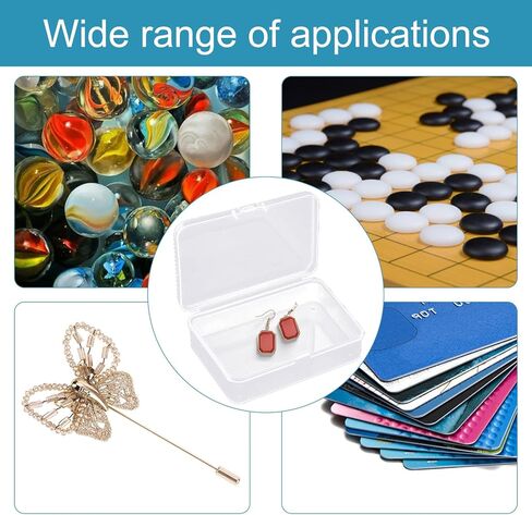 IOKUKI 8 Pcs Blank Playing Card Case, Clear Plastic Playing Game Card Storage Box Holder for Bank/Business/Game/PTCG Cards Not for Uno in Saudi Arabia