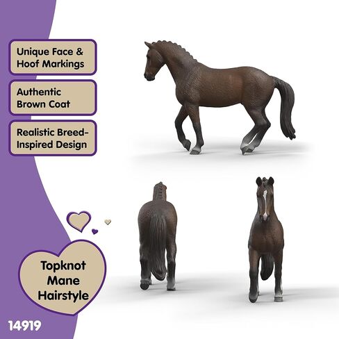 Schleich Horse Club - KWPN Gelding - Realistic Horse Toys - Equestrian Imaginative Play for Girls and Boys - Kids Ages 5+ | 14919 in Kuwait