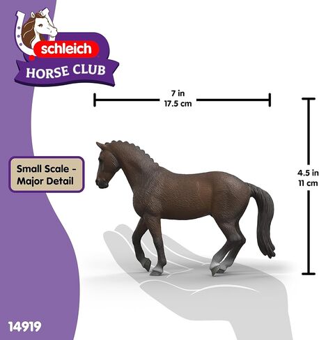 Schleich Horse Club - KWPN Gelding - Realistic Horse Toys - Equestrian Imaginative Play for Girls and Boys - Kids Ages 5+ | 14919 in Kuwait