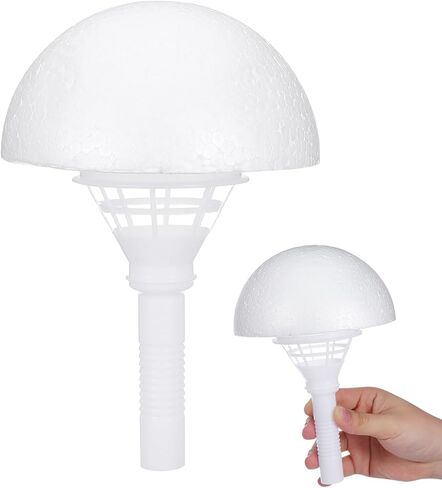 Sewroro Wedding Bouquet Holders with Foam Handles 2 Sets Floral Handle DIY Bride Bouquet Holder Lightweight 8.46X5.90X5.90In for Wedding Anniversary Celebration in Kuwait