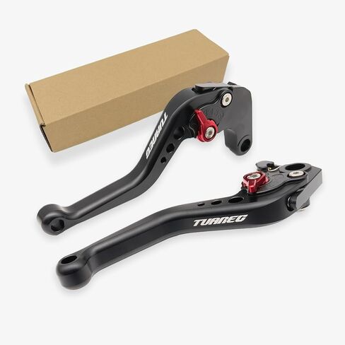 Replacement for Aprilia Tuareg 660 2021-2024 Short Brake Clutch Lever CNC Aluminum Alloy Accessories (Black 'red) in Kuwait