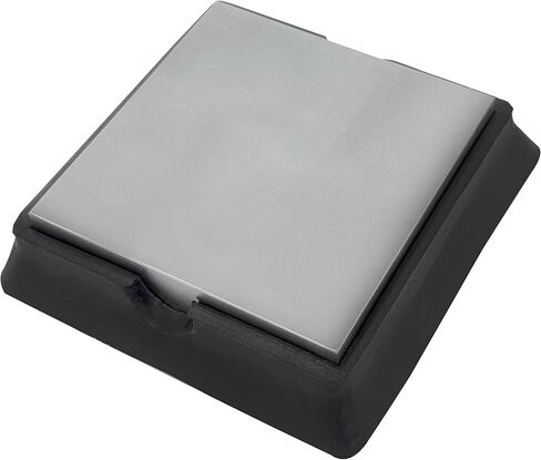 Steel and Rubber Combination Bench Block Jewelry Repair Making Stamping Metal Forming Flattening Chasing Dapping Work Surface Tool in Kuwait