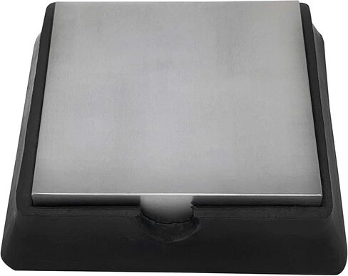 Steel and Rubber Combination Bench Block Jewelry Repair Making Stamping Metal Forming Flattening Chasing Dapping Work Surface Tool in Kuwait