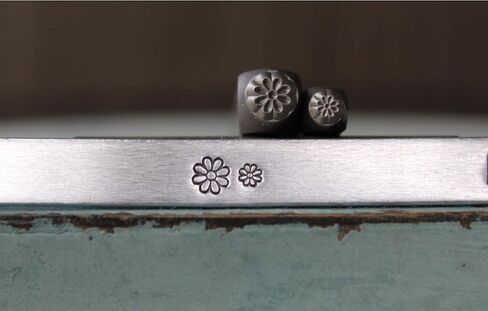 5mm and 3mm Simple Flower Metal Punch Design 2 Stamp Set - Supply Guy - CH-438437 in Saudi Arabia