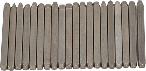 Metal Stamping Kit, 20Pcs 6mm Wide Steel Jewelry Engraving Tools with Exquisite Patterns for Personalized Jewelry and Metal Crafting in Kuwait