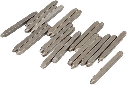 Metal Stamping Kit, 20Pcs 6mm Wide Steel Jewelry Engraving Tools with Exquisite Patterns for Personalized Jewelry and Metal Crafting in Kuwait