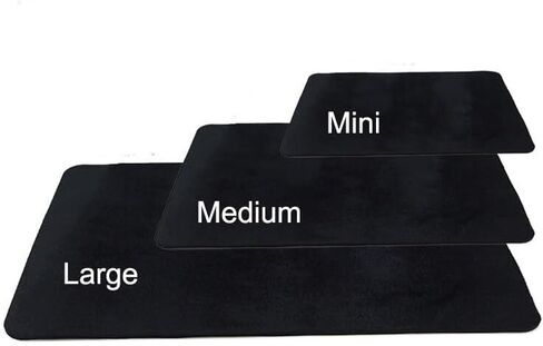blue-ther 1pc Professional Close Up Poker Deck Card Mat (Black) Magic Tricks Illusions Accessories Gimmick Props Magicians Mat Pad (Large)… in Kuwait