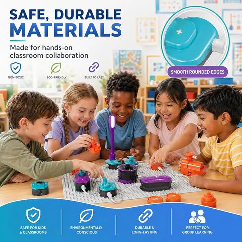 Science Kits for Kids, Electronics Exploration Kit for Kids, 450+ Projects, 45 Parts Circuit Kit, Educational STEM Toys Christmas Birthday Gift for Kids Boys Girls Ages 5 6 7 8 9 10 11 12 in Kuwait