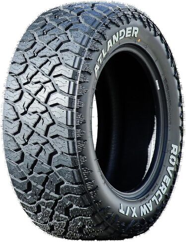 Atlander Roverclaw X/T All-Terrain Mud Off-Road Light Truck Radial Tire-35X12.50R17LT 35X12.50X17 35X12.50-17 125Q Load Range E LRE 10-Ply RWL Raised White Letters in Kuwait