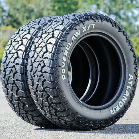 Atlander Roverclaw X/T All-Terrain Mud Off-Road Light Truck Radial Tire-35X12.50R17LT 35X12.50X17 35X12.50-17 125Q Load Range E LRE 10-Ply RWL Raised White Letters in Kuwait