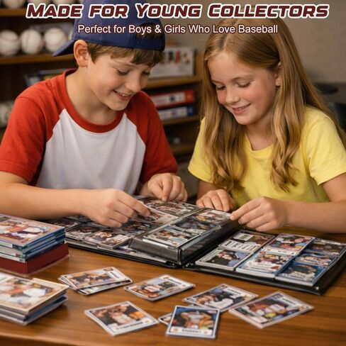 Mifoci Baseball Card Binder 9-pocket, 1080 Pockets with Christian Bible Verses Baseball Trading Cards Album Organizer Waterproof Collectible Sports Cards Storage Holder Gifts for Baseball-loving Fans in Saudi Arabia