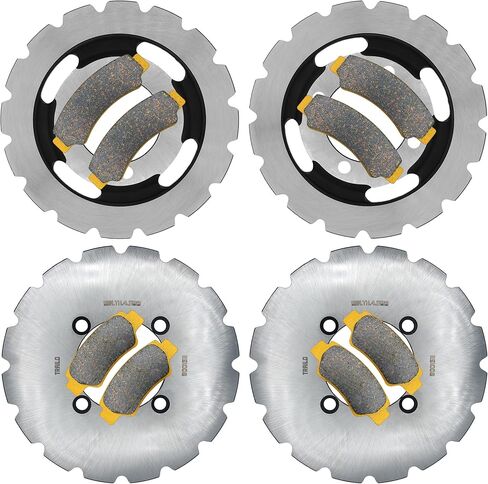 Traild CFMoto ZForce 500/800 2018-2022 Ridge Rider Rotor and Ceramic Brake Pad Kit Full Vehicle Set Front & Rear in Kuwait