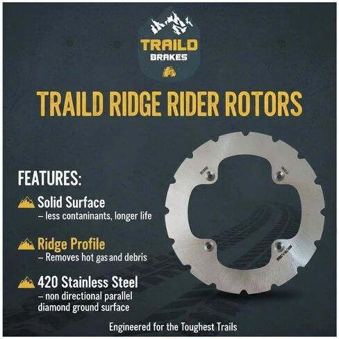 Traild CFMoto ZForce 500/800 2018-2022 Ridge Rider Rotor and Ceramic Brake Pad Kit Full Vehicle Set Front & Rear in Kuwait