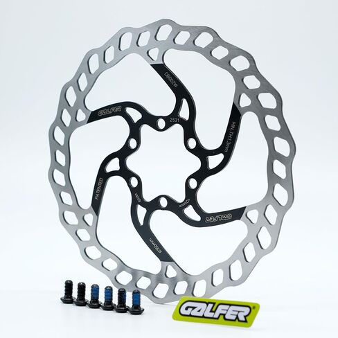 Galfer Wave disc brake rotor, 160mm - DB002W in Kuwait