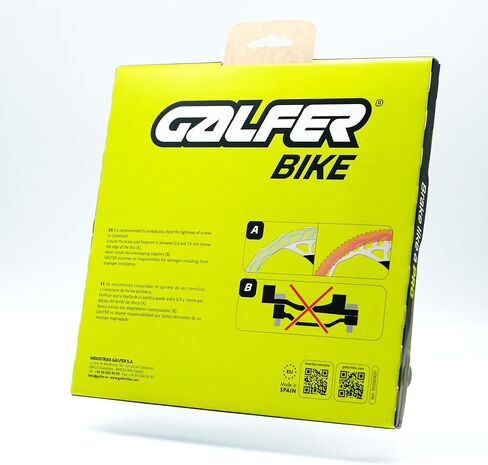 Galfer Wave disc brake rotor, 160mm - DB002W in Kuwait