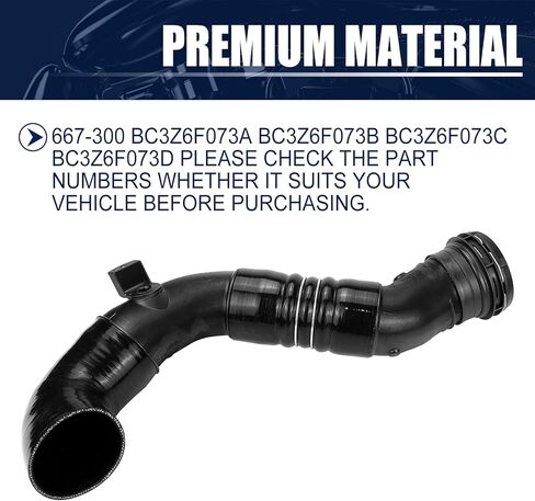 طقم أنابيب خرطوم المبرد الجانبي البارد متوافق مع Ford F250 F350 F450 F550 2011-2016 6.7L V8 BC3Z6F073A BC3Z6F073B BC3Z6F073C BC3Z6F073D 667-300 in Kuwait
