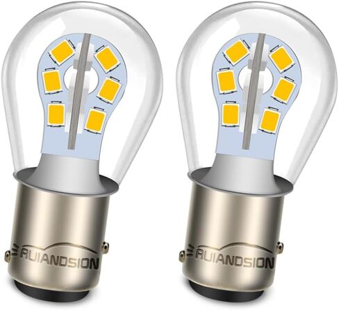 Ruiandsion 1156 BA15S P21W 7506 LED Rv أضواء بيضاء 12 فولت غير قطبية 2835 رقاقة 24SMD LED شرائح للنسخ الاحتياطي عكس بدوره أضواء الذيل إشارة حزمة من 2 in Kuwait