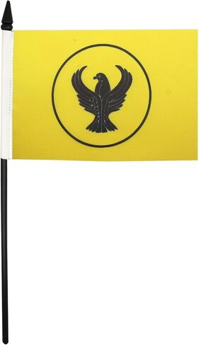 Pontic Greeks Table Flag 5'' x 8'' - Pontian Greece Desk Flag 21 x 14 cm - Black plastic stick and base - AZ FLAG in Kuwait