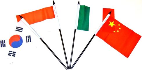 G-20 (Group of 20) Flag Set 20 Polyester 4x6 Inch Flags, One Flag for Each Country in the G-20 in Saudi Arabia