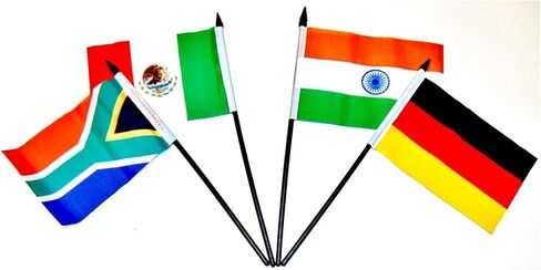 G-20 (Group of 20) Flag Set 20 Polyester 4x6 Inch Flags, One Flag for Each Country in the G-20 in Saudi Arabia