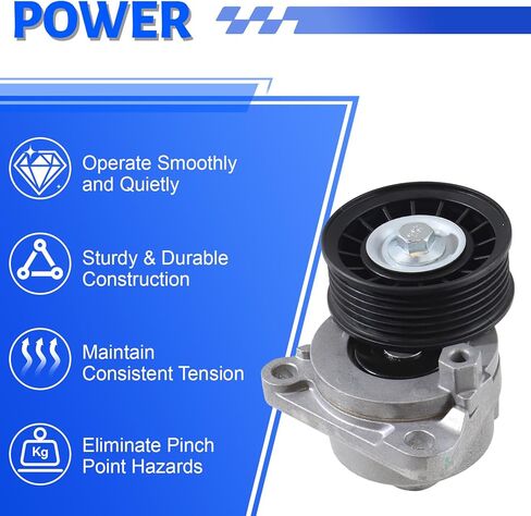38452 Belt Tensioner for Ford Escape Focus Fusion, Replacement for Mazda, Mercury, Replaces# 89372 6E5Z6A228B in Kuwait
