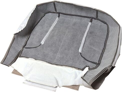 Driver Bottom & Foam Cushion Tan Cloth Seat Cover Fits for 2003-2005 Dodge Ram 1500 2500 3500 SLT - Driver Bottom Cloth Seat Cover Tan Foam Padding in Kuwait