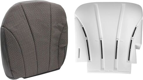 Replacement Driver Side Bottom Cloth Seat Cover and Foam Cushion Pad Fit for Chevy Silverado GMC Sierra 1500 2500 3500 1999-2002 Gray in Saudi Arabia