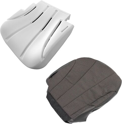 Replacement Driver Side Bottom Cloth Seat Cover and Foam Cushion Pad Fit for Chevy Silverado GMC Sierra 1500 2500 3500 1999-2002 Gray in Saudi Arabia