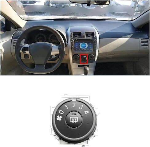 Car Air Conditioning Wind Speed Switch for Toyota Corolla Vezel 2007-2013 Control Panel Air Speed Knob Regulation Switch in Saudi Arabia