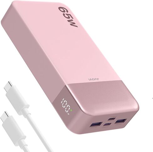 Power Bank 65W 20000mAh Laptop Portable Charger, PD QC Fast Charging with 4 USB Ports, External Battery Pack for MacBook iPad Tablet iPhone Samsung Steam Deck and More in Saudi Arabia