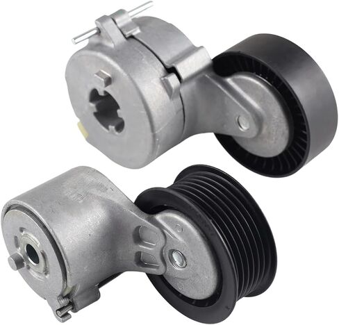 Belt Tensioner And Idler Pulley Kit Compatible with Audi A6 A7 Q5 Q7 2011-2016, Compatible with VW Touareg 3.0L 2011-2014, 06E903137AE 06E903137AB 06E903133AG 06E903133AB in Kuwait