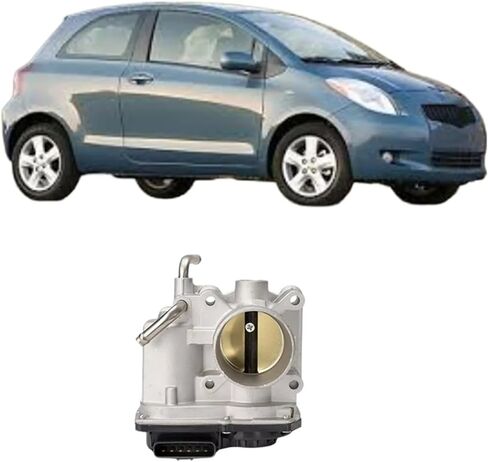 متوافق مع تويوتا يارس 1.5L 2006-2011 صمام الخانق الإلكتروني الجسم 22030-21030 22030-0M010 ملحقات السيارة in Kuwait