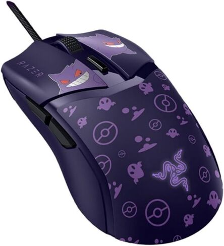 Razer Cobra Gengar Edition - ماوس ألعاب سلكي خفيف الوزن - مستشعر 8500 نقطة لكل بوصة - 58 جرام - مفاتيح الماوس الضوئية من الجيل الثالث - إضاءة Chroma - كابل Speedflex - الكمبيوتر الشخصي/MAC | بوكيمون جينجار in Saudi Arabia