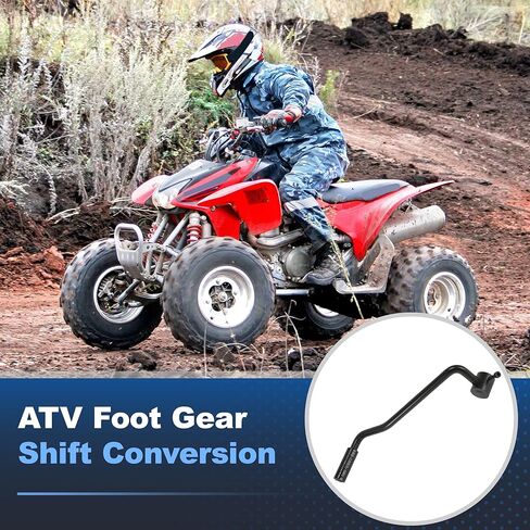 ATV Gear Shift Lever, Steel Gear Shift Conversion for Honda Rancher Foreman 350 450 500 ES, Foot Shifter Conversion in Kuwait